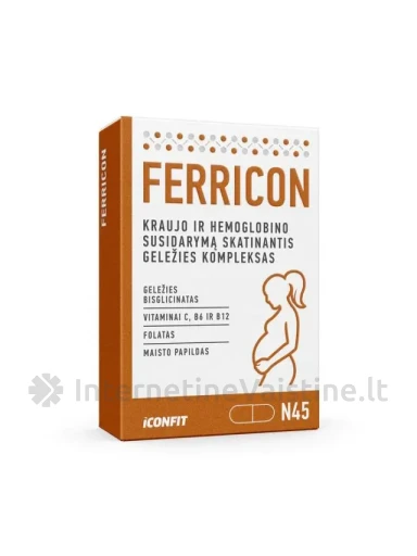 ICONFIT Ferricon kaps., N45 | internetinevaistine.lt