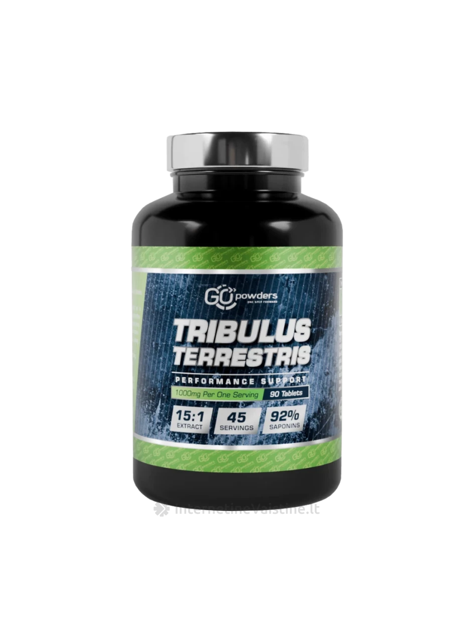 RAW POWDERS Tribulus Terrestris 500mg tab. N90, . | internetinevaistine.lt