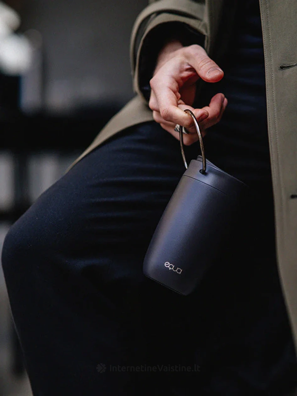 EQUA Termo puodelis Black, 300 ml | internetinevaistine.lt