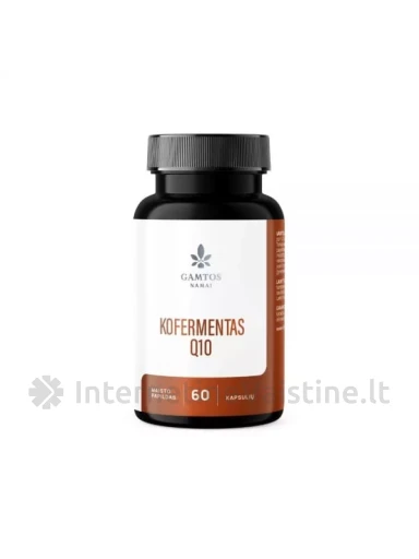 GAMTOS NAMAI KOFERMENTAS Q10 100mg kaps., 60 vnt. | internetinevaistine.lt