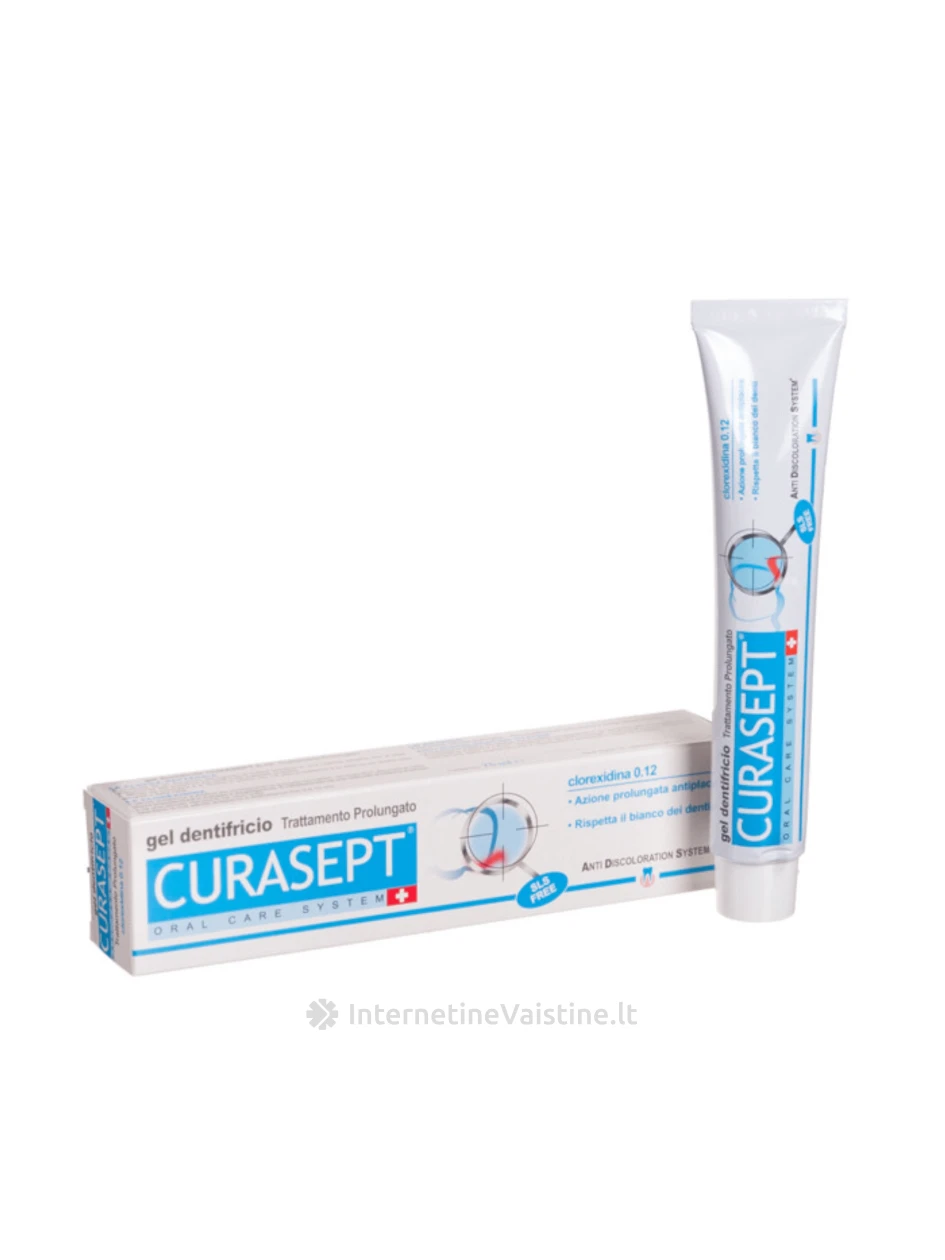 CURASEPT dantų pasta su 0,12% chlorheksidino ADS 712, 75 ml, Vnt | internetinevaistine.lt