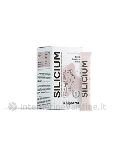 HIPOCRAT Silicium geriamasis tirpalas N14, 14 vnt. | internetinevaistine.lt