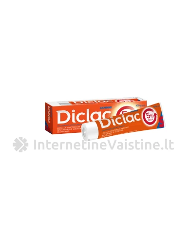 DICLAC 5% GEL 100G | internetinevaistine.lt