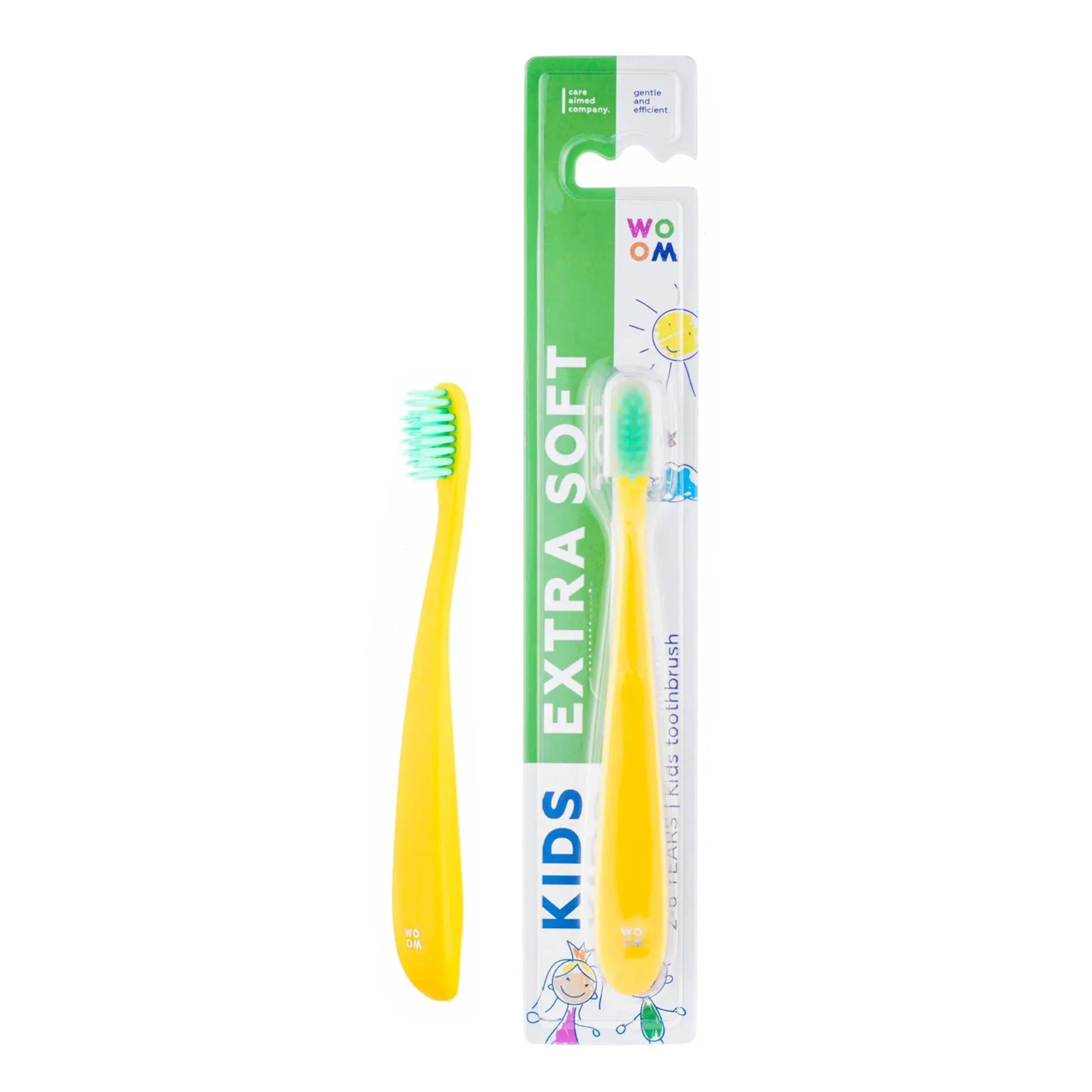 WOOM dantų šepetėlis vaikams Kids EXTRA SOFT N1