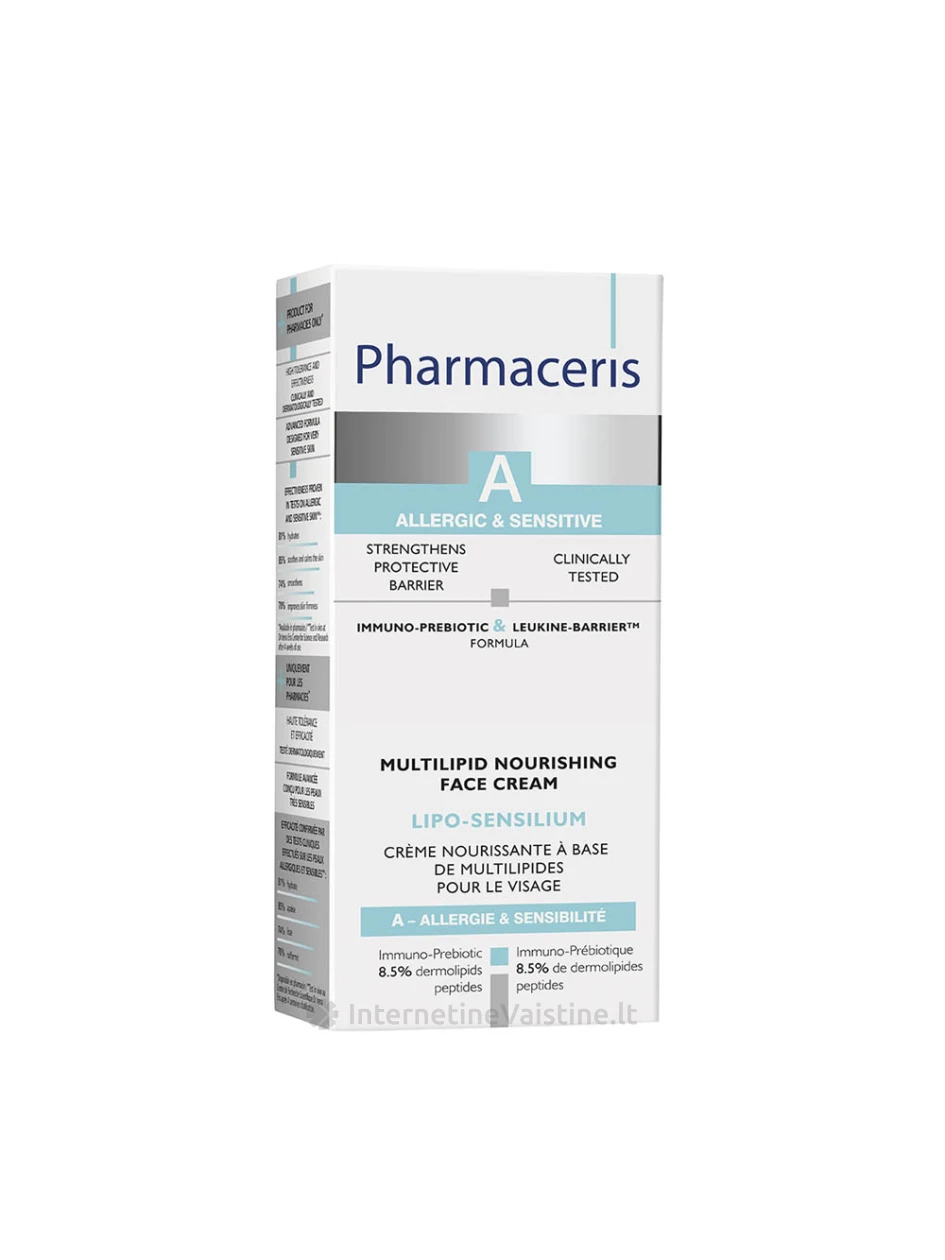 PHARMACERIS A,LIPO-SENSILIUM 50ml multilipidinis tonizuoj.kremas, N1 | internetinevaistine.lt
