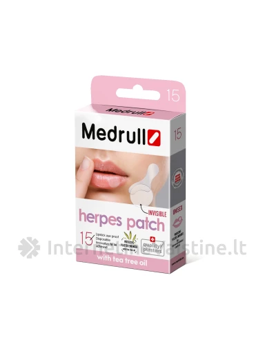Medrull pleistrai nuo herpeso 15 vnt. | internetinevaistine.lt