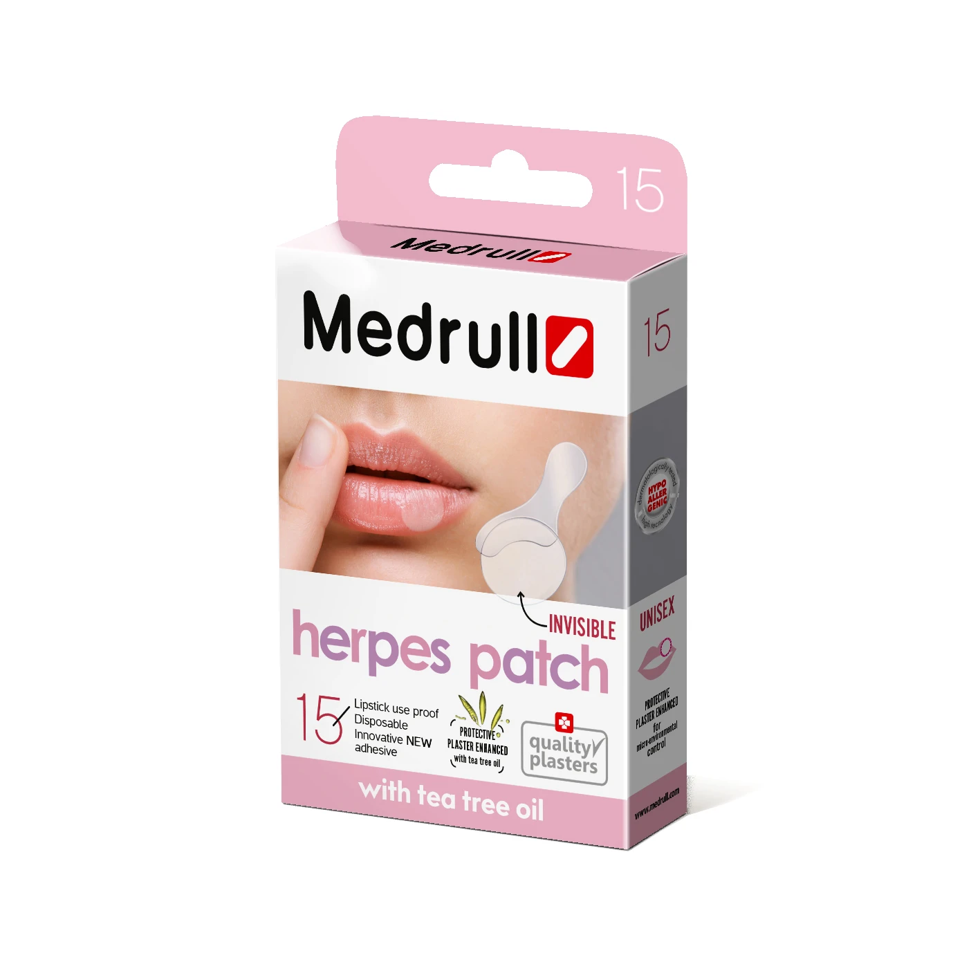Medrull pleistrai nuo herpeso 15 vnt.