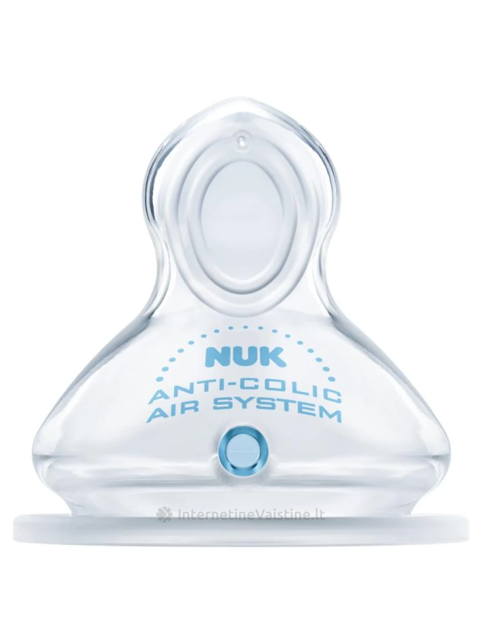 NUK žindukas FIRST CHOICE+ silik. su vožt. M 1dyd. (+0 +6 mėn.), N1 | internetinevaistine.lt