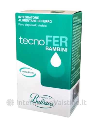 TECNOFER maisto papildas vaikams BAMBINI, 30 ml | internetinevaistine.lt