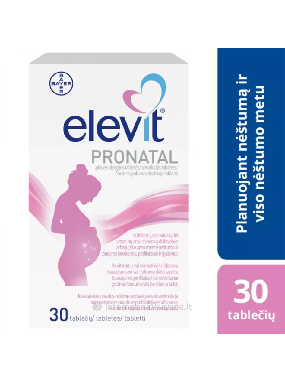 ELEVIT PRONATAL TAB. N30 | internetinevaistine.lt
