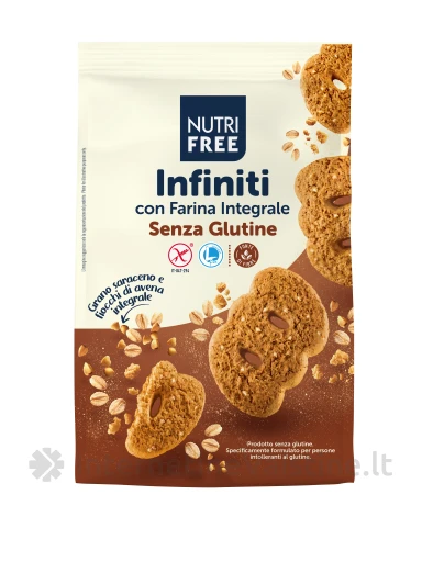 NUTRIFREE INFINITI - sausainiai be glitimo, 250g | internetinevaistine.lt