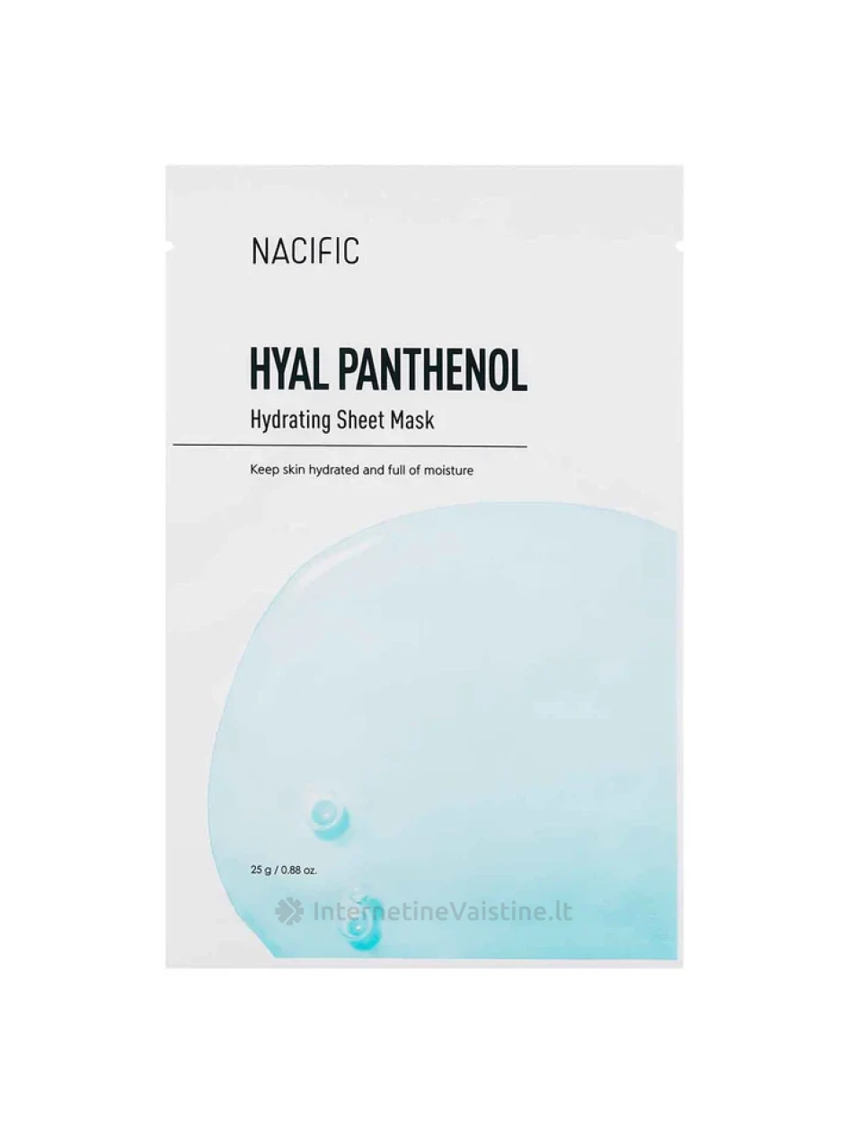 NACIFIC Uyu Cream Nourishing Mask kaukė veidui lakštinė, 27 g, Vnt | internetinevaistine.lt