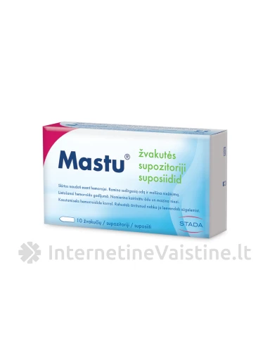 MASTU žvakutės, N10, N10 | internetinevaistine.lt