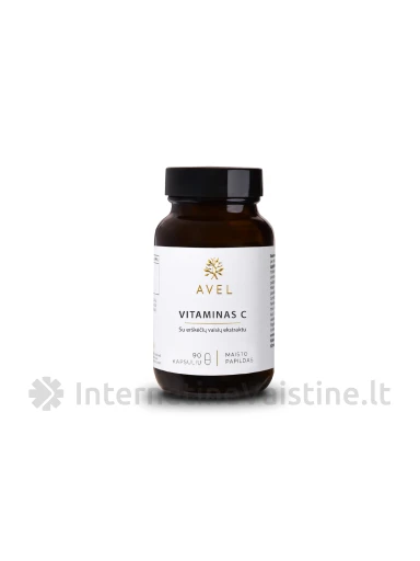 AVEL Vitaminas C 1000mg, 90 kapsulių | internetinevaistine.lt