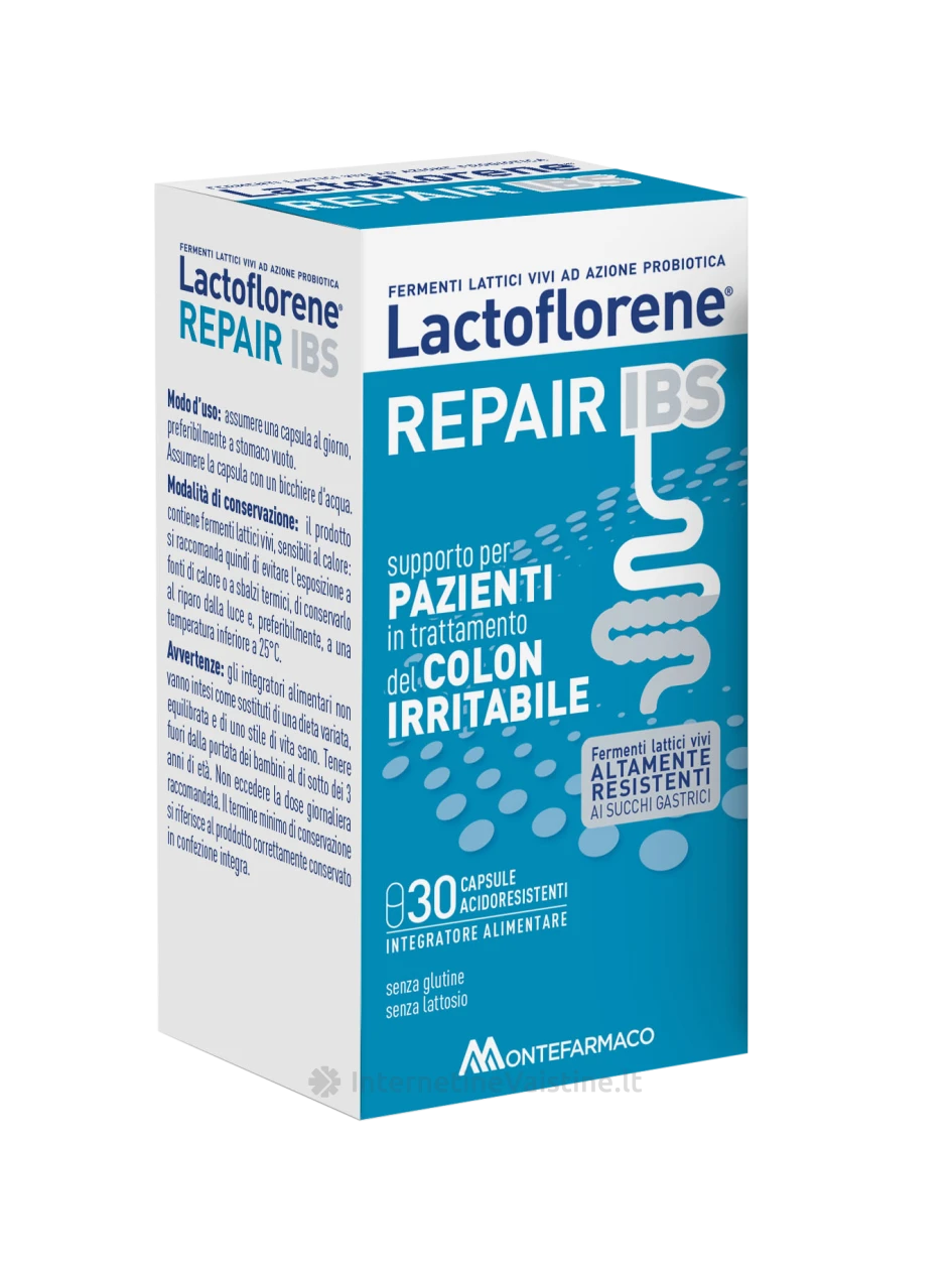 LACTOFLORENE REPAIR kaps. N30 | internetinevaistine.lt