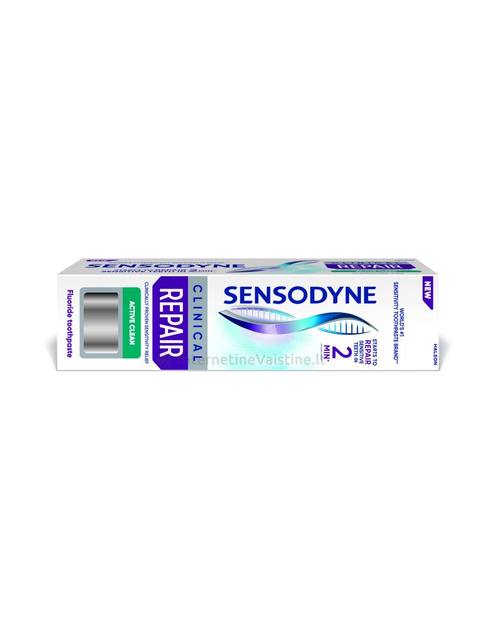 SENSODYNE Clinical Repair Active Clean dantų pasta, 75 ml, Vnt | internetinevaistine.lt
