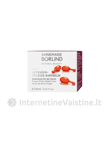 ANNEMARIE BORLIND Intensyv. terapijos kaps., 50 vnt. | internetinevaistine.lt