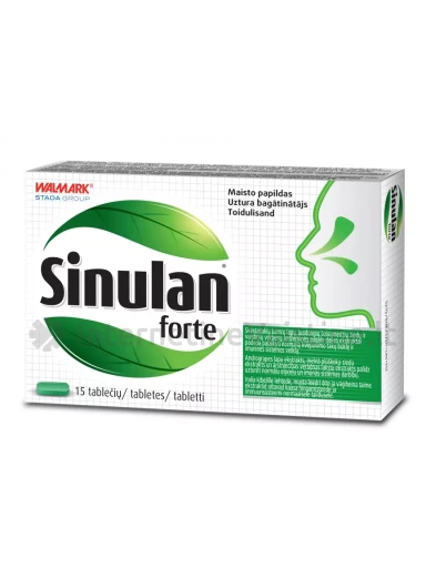 SINULAN Forte tab. N15, 15 vnt. | internetinevaistine.lt