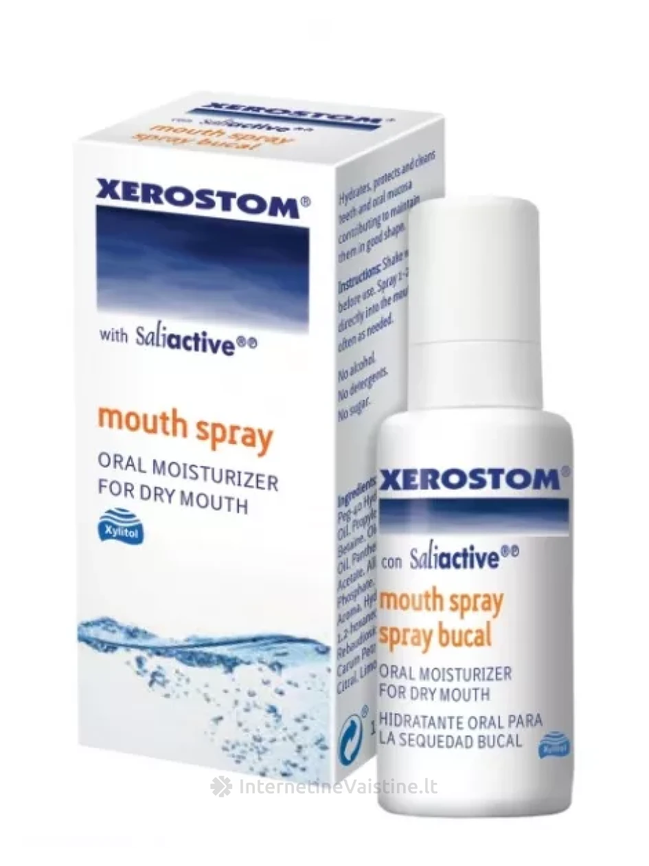XEROSTOM sausos burnos purškiklis, kserostomijai, 15 ml, Vnt | internetinevaistine.lt