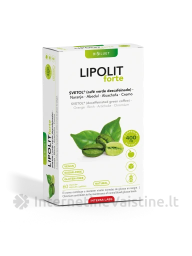 INTERSA LIPOLIT FORTE kaps., N60 maisto papildas svorio kontrolei, 60 vnt. | internetinevaistine.lt