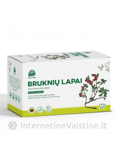Arbata BRUKNIŲ LAPAI 1.5g N24 | internetinevaistine.lt