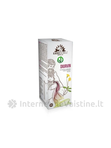 ERBENOBILI DIURVIN – natūralus detoksas ir inkstų veiklos palaikymas, 50 ml lašai | internetinevaistine.lt