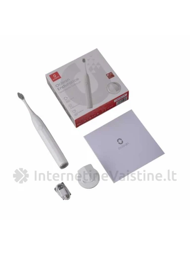 OCLEAN Endurance White elektrinis dantų šepetėlis N1, Vnt | internetinevaistine.lt
