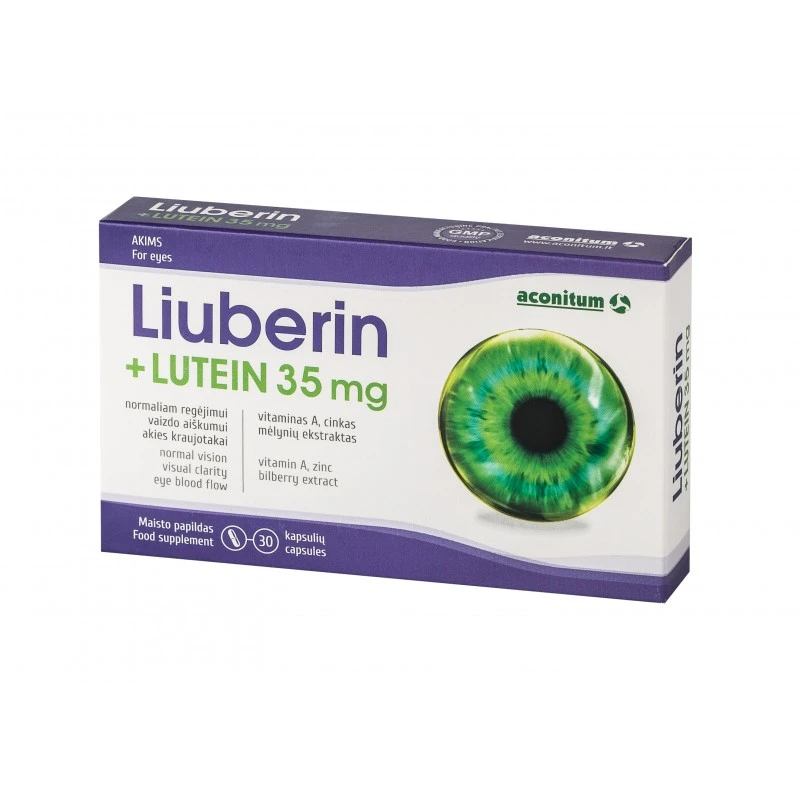 ACONITUM LIUBERIN+LUTEIN 35mg kaps. N30