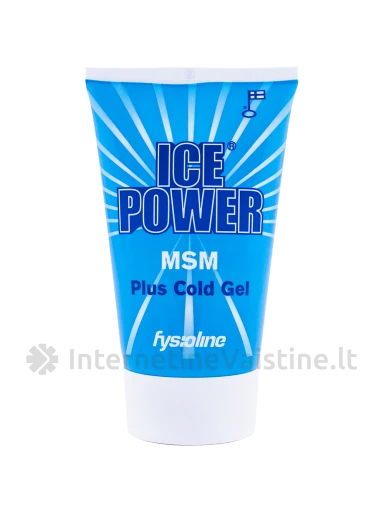 Ice Power PLUS MSM - šaldomasis gelis, 100ml | internetinevaistine.lt