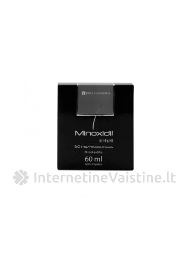 MINOXIDIL INTELI 50MG/ML ODOS TIRP. 60ML | internetinevaistine.lt