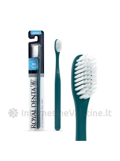 ROYAL DENTA dantų šepetėlis Silver Medium, 1 vnt. | internetinevaistine.lt