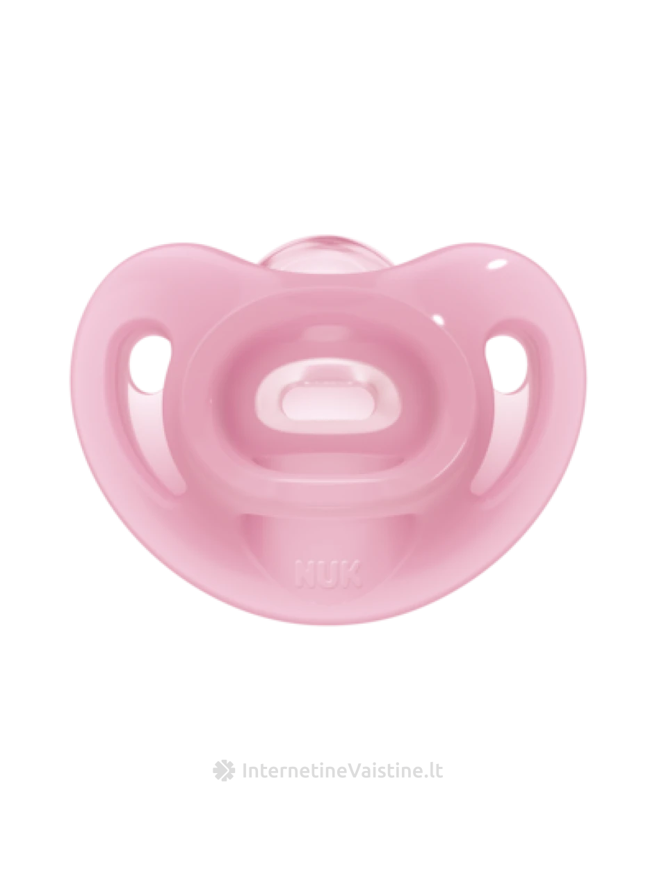NUK čiulptukas SENSITIVE lateks. 2d. (6-18mėn.) N1 | internetinevaistine.lt