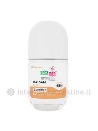 SEBAMED kreminis dezodorantas “Sensitive”, 50 ml | internetinevaistine.lt