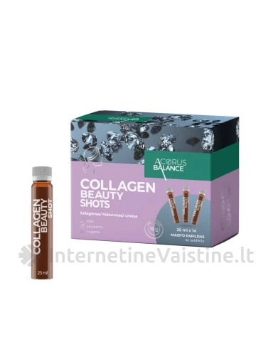 Acorus Balance COLLAGEN BEAUTY shots 25ml N14 | internetinevaistine.lt