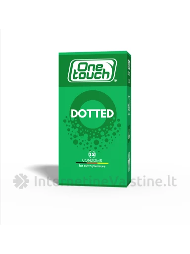 ONE TOUCH Dotted prezervatyvai, 12 vnt., 12 vnt. | internetinevaistine.lt