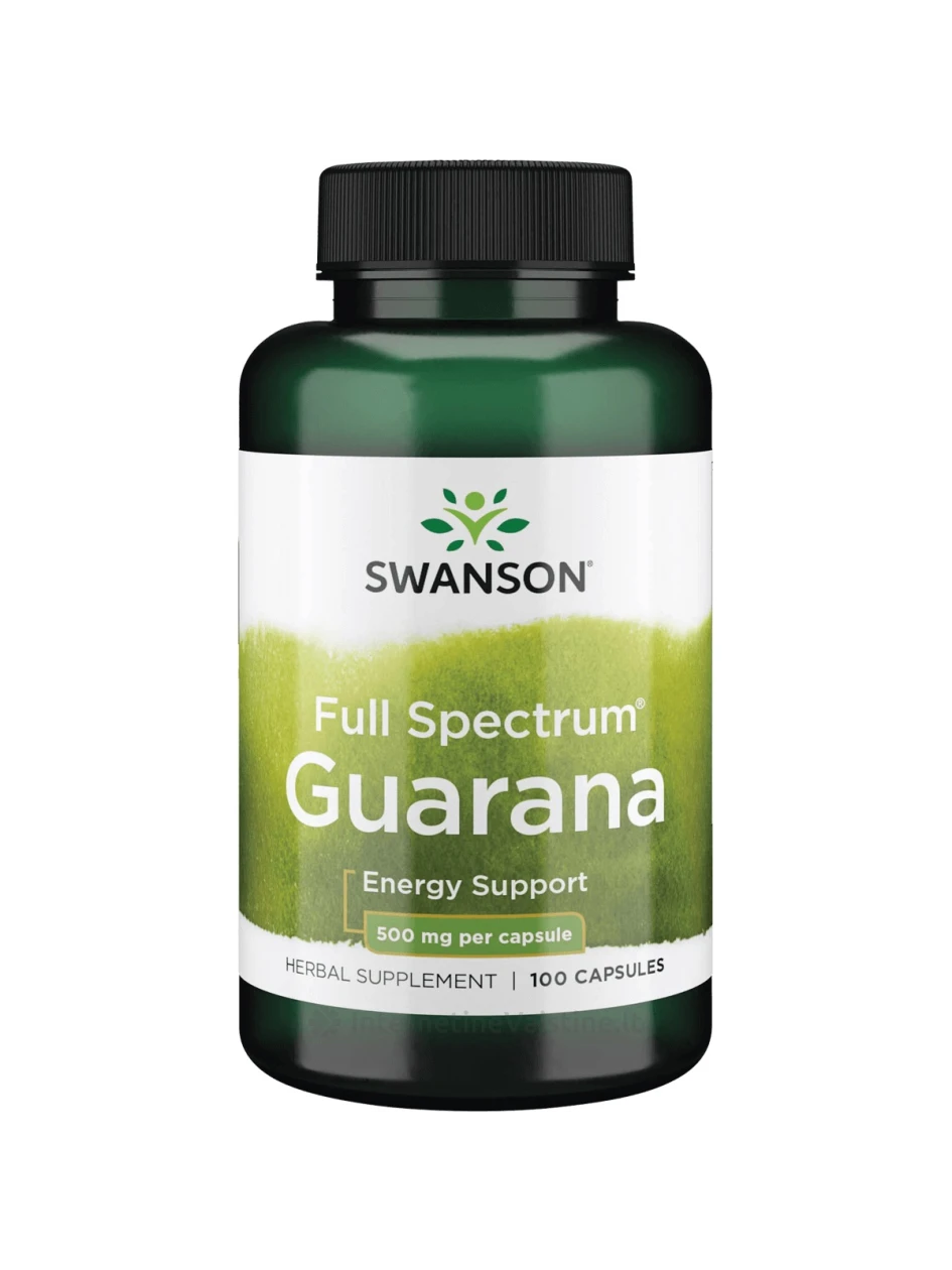 SWANSON, Guarana, 100 kapsulių, N1 | internetinevaistine.lt