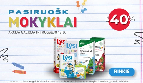Pasiruošk mokyklai 2026/08-09