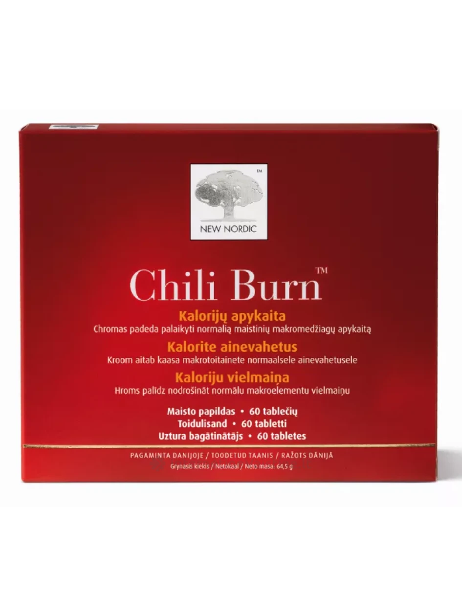 NEW NORDIC CHILI BURN TAB. N60 | internetinevaistine.lt