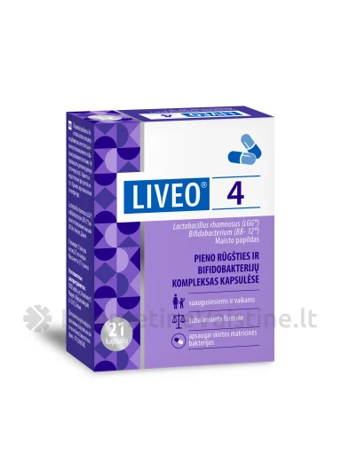 LIVEO® 4, 21 kapsulių, 21 kapsulių | internetinevaistine.lt