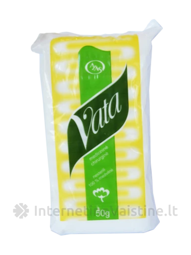 Azas medicininė chirurginė Zig-Zag vata, 50 g | internetinevaistine.lt