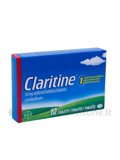 CLARITINE 10mg tab. N10 (lyg.imp.) | internetinevaistine.lt