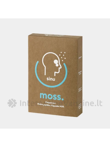 SINUMOSS 350MG KAPS. N20, 20 vnt. | internetinevaistine.lt
