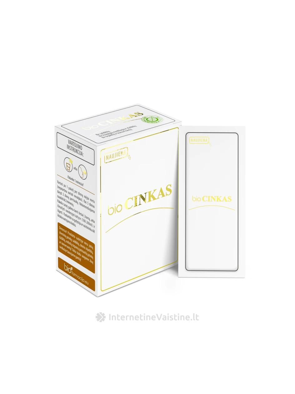 bioCINKAS 30 mg, 20 pakelių | internetinevaistine.lt