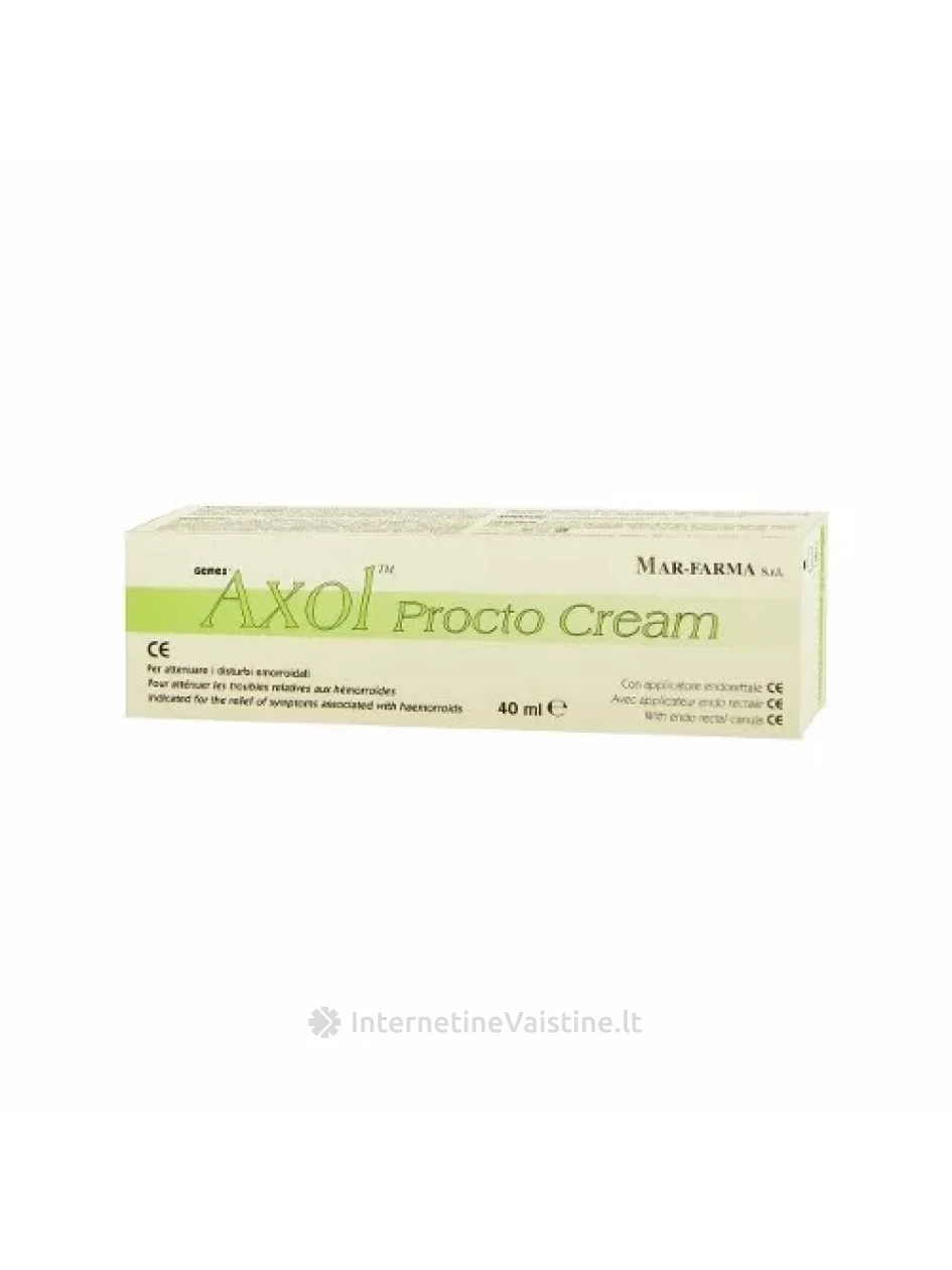 AXOL kremas PROCTO, 40 ml | internetinevaistine.lt
