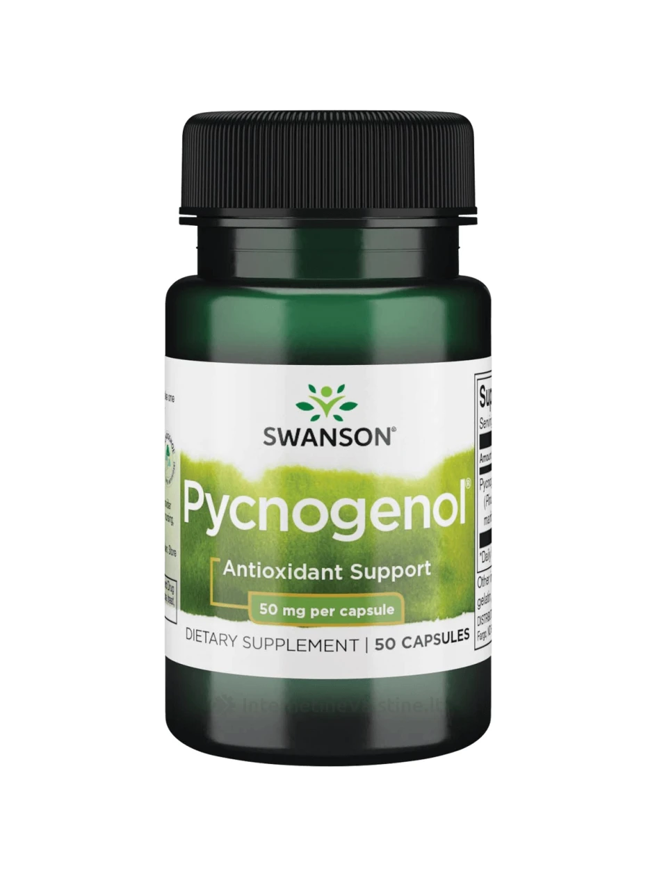 SWANSON, Pycnogenol 50MG, 50 kapsulių, N1 | internetinevaistine.lt