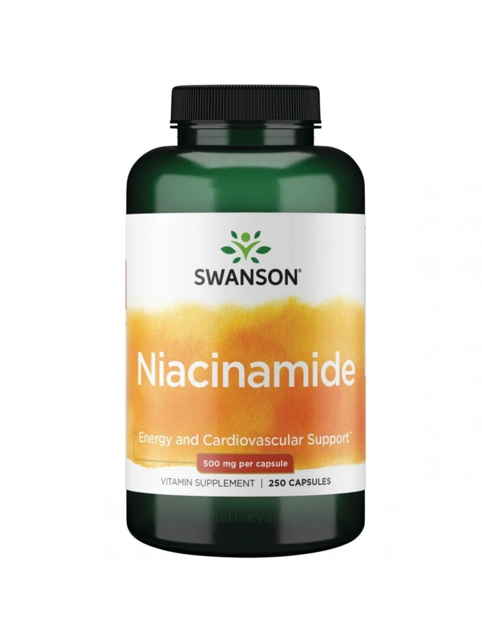 SWANSON VITAMINAS B3 (Niacinas) 500mg kaps. N250 | internetinevaistine.lt