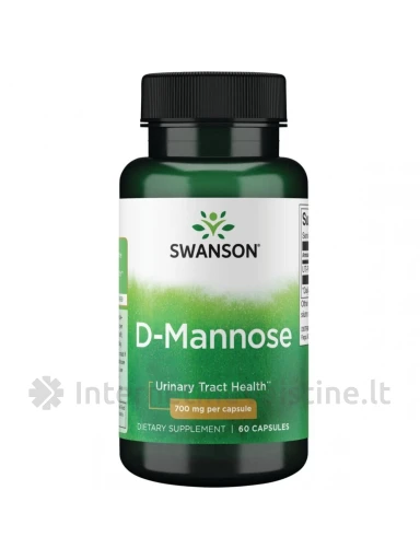 SWANSON D-Manozė 700mg kaps. N60 | internetinevaistine.lt