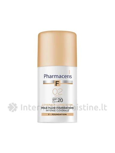 PHARMACERIS F,SPF20(Nr.2) 30ml intens.dengianti mask.pudra, N1 | internetinevaistine.lt