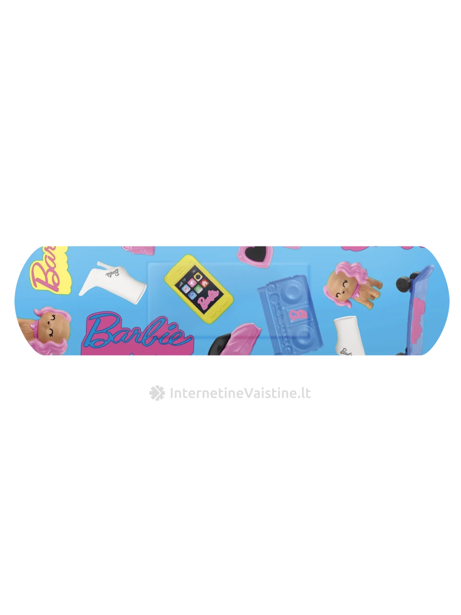 SALVEQUICK pleistrų rinkinys vaikams Barbie N14, N14 | internetinevaistine.lt