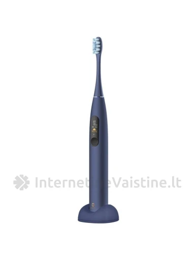OCLEAN elektrinis dantų šepetėlis X PRO, mėlynas, išmanusis N1, Vnt | internetinevaistine.lt